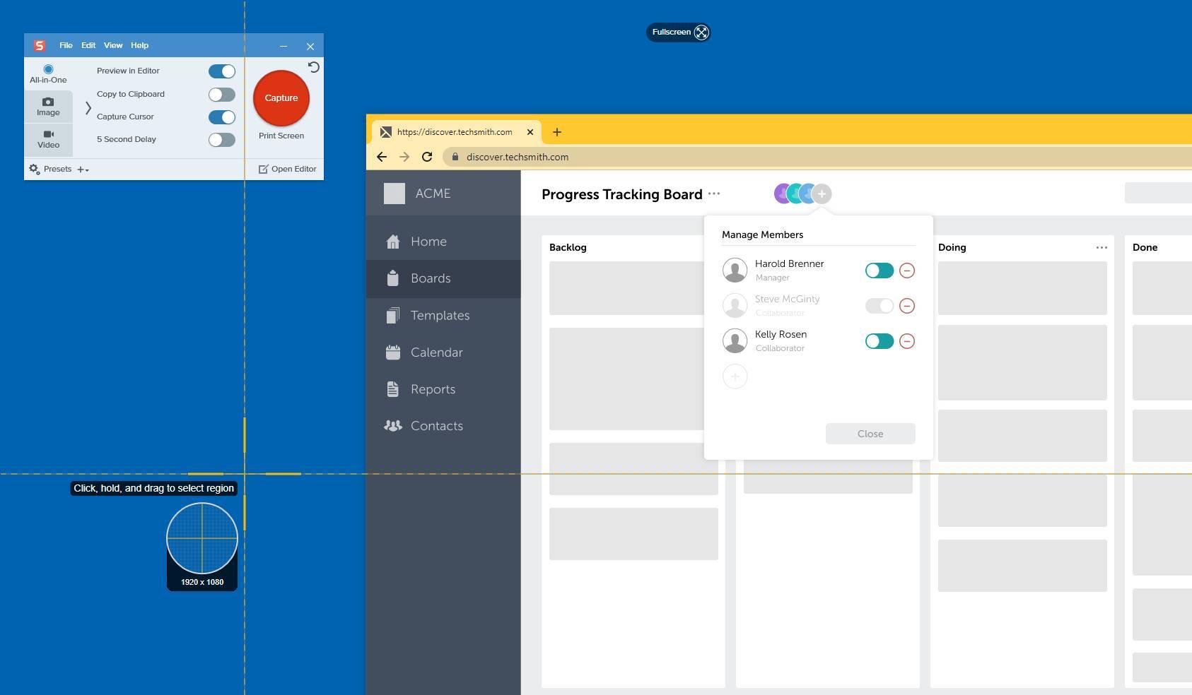 Snagit редактор